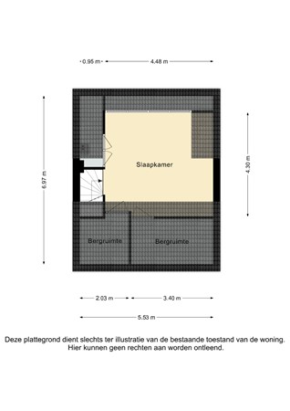 Plattegrond - Mesweg 35, 6287 BG Eys - Mesweg 35 Eys - Zolder 2D.jpg